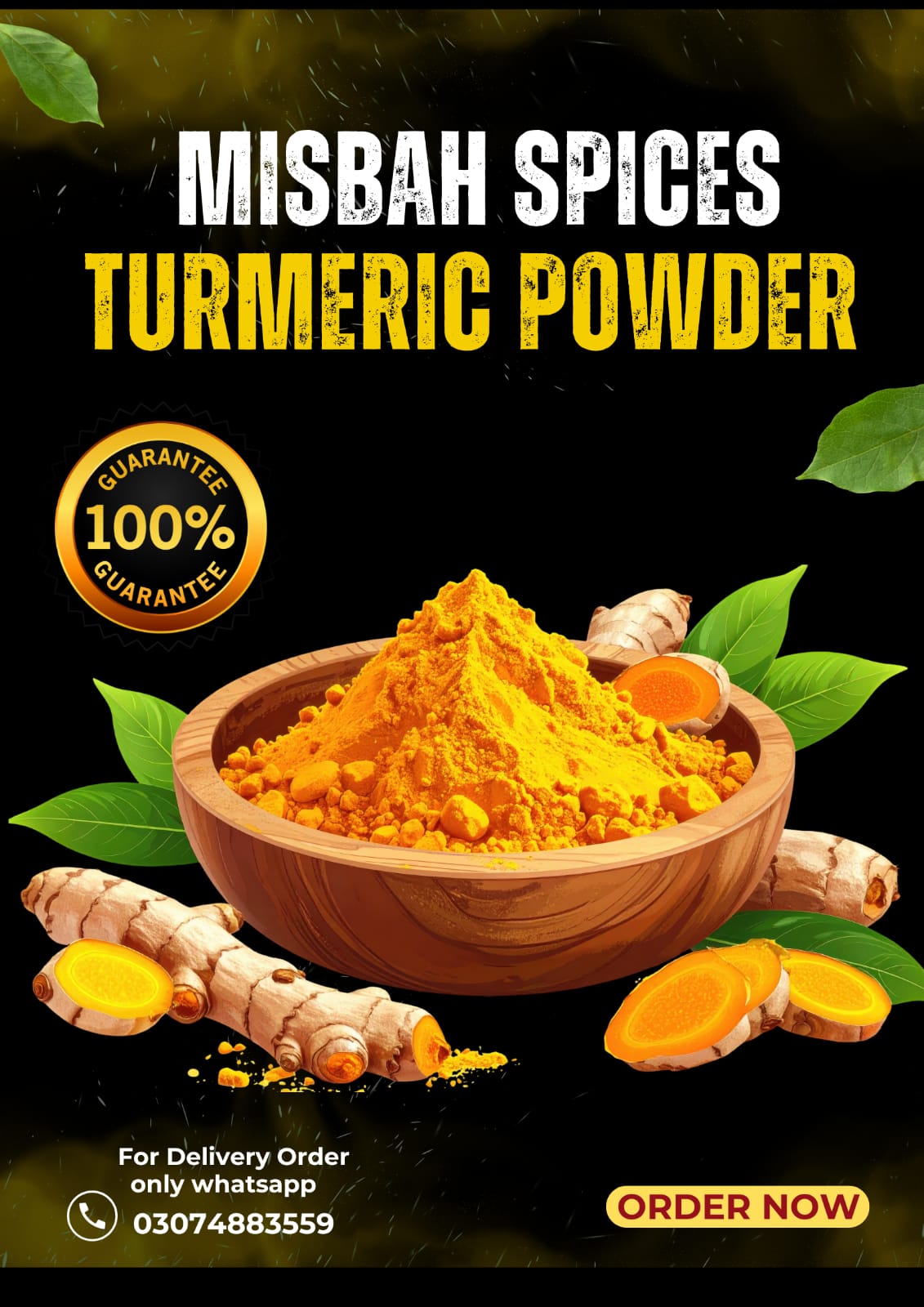 Turmeric Powder ( Khalis Haldi )